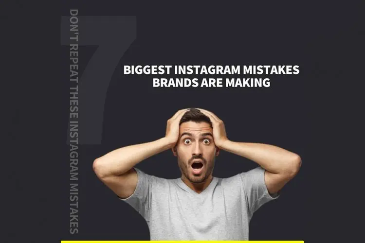 7 Biggest Instagram Mistakes Brands Are Making. - Freepik Downloader - Correcting Past Instagram Branding Mistakes